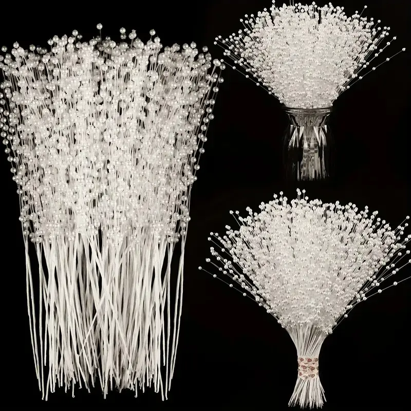 30pcs String Pearl Sticks Artificial Flowers